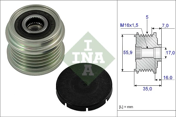 Alternator Freewheel Clutch